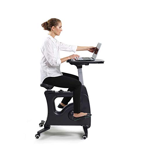 FLEXISPOT Desk Bike for Home Office height Adjustable Exercise Fitness Chair