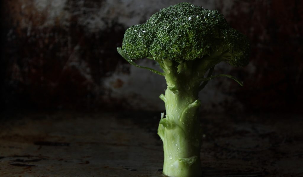 broccoli with stalk