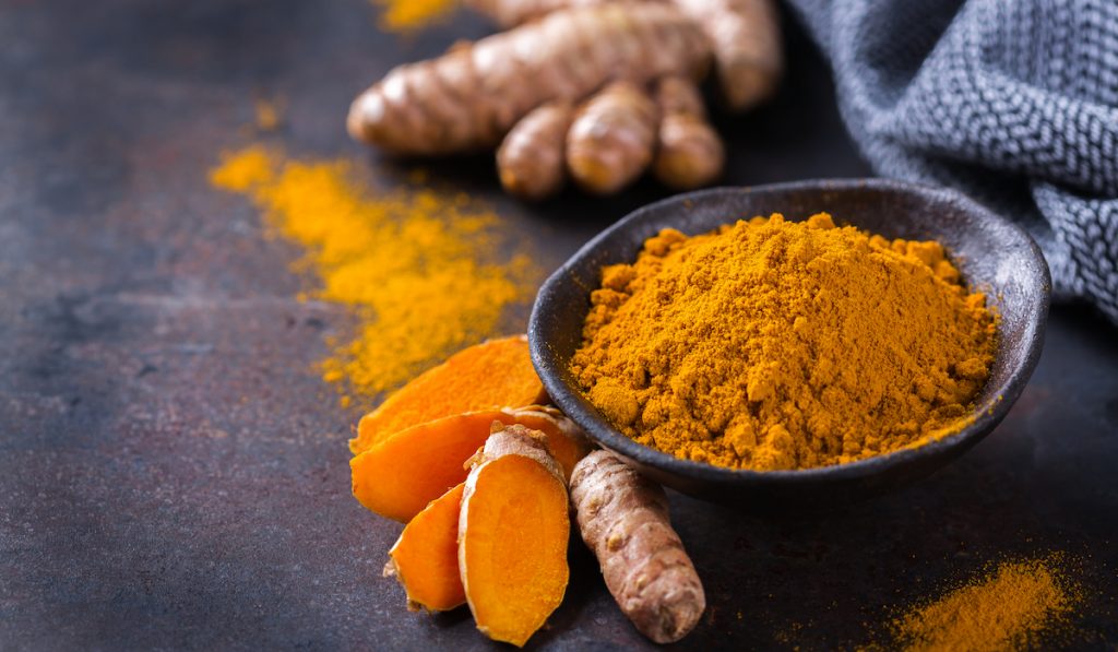 turmeric powder and root