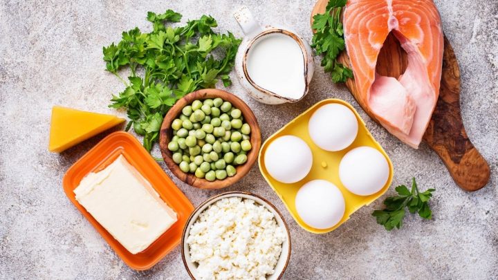 vitamin d rich foods_ salmon, dairy, beans - ee220319
